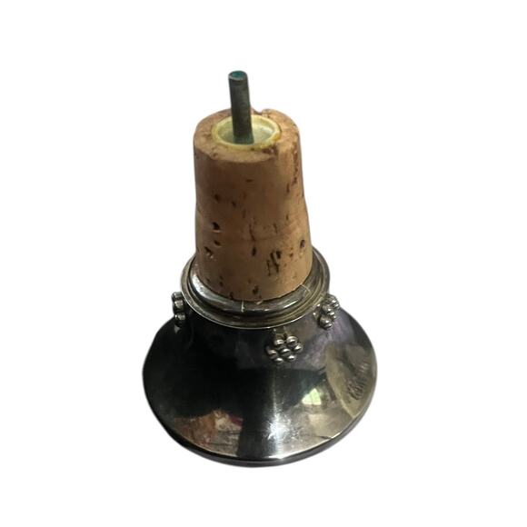 Decorative Wine Bottle Stopper by Artist Ann Cichon 3.5" - Picture 3 of 3